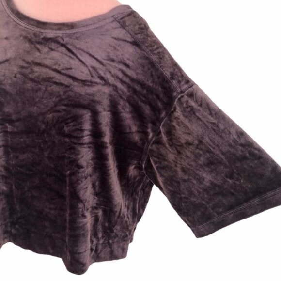 Free People We the Free Valerie Velvet Top Size XS EUC - Picture 5 of 11